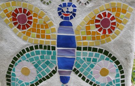 Mosaic pattern.